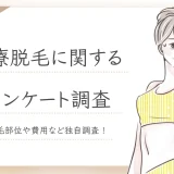医療脱毛•医療脱毛クリニックのアンケート調査について