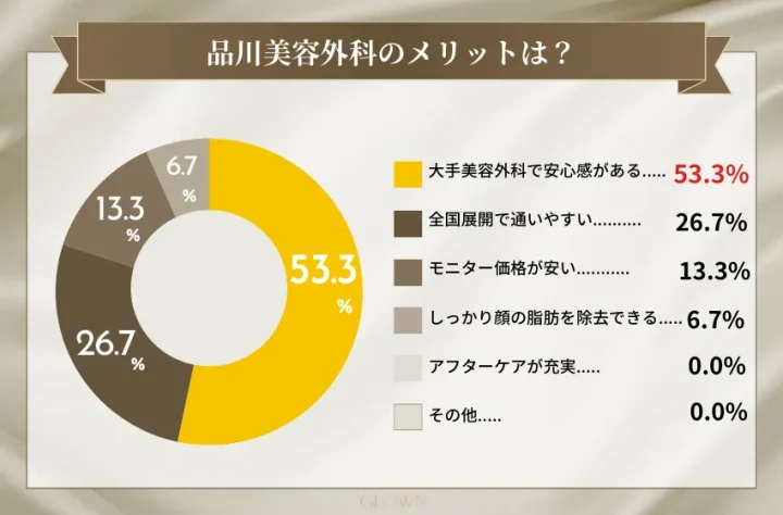 品川美容外科のメリット