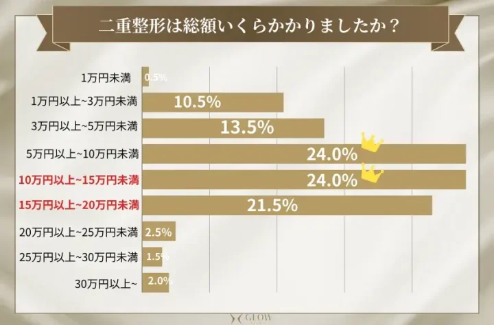 二重整形は総額いくらかかった？-二重整形