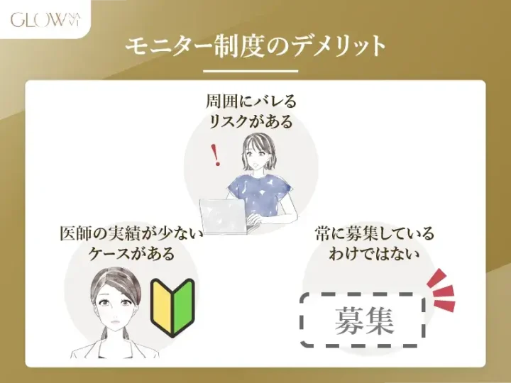 H3_-モニター制度のデメリット