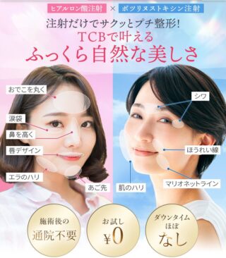tcb東京中央部用外科ヒアルロン酸・ボトックスlp