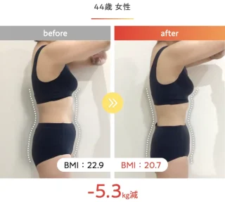 ボディハイフ6部位、内服3種、食事改善サポート