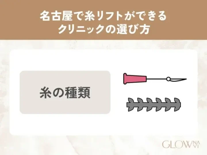 使用されている糸の種類で選ぶ