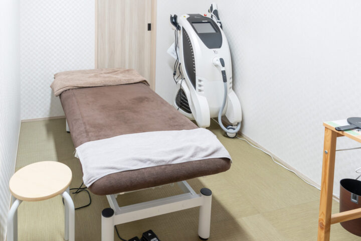 日本橋HALスキンケアクリニックの施術室（畳の部屋）