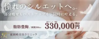 東岡崎美容クリニック　豊胸の施術メニュー画像